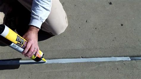 Concrete Expansion Joints Part 2 Apply New Watertight Sealant Repair