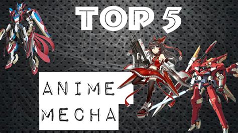 Top 5 Animes Mecha Youtube