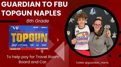 Fundraiser By Ishamon Harris Guardian Harris To Fbu Topgun Naples