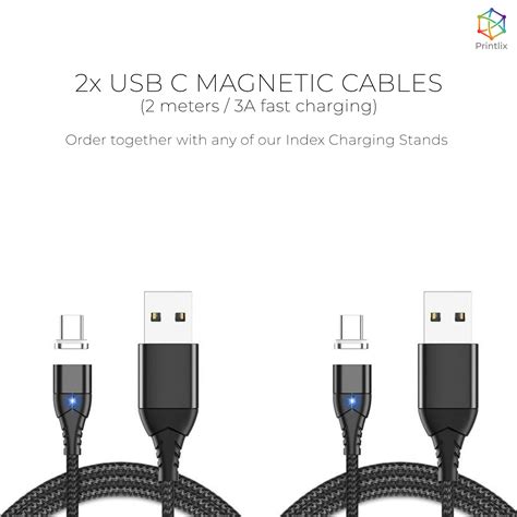 Usb C Magnetic Charging Cables 2 Pack