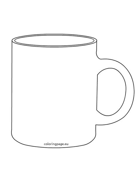 Coffee Mug Mug Template Applique Templates Templates Printable Free