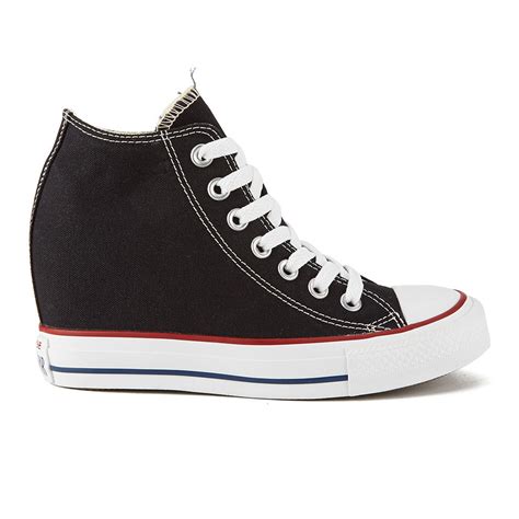 Converse Womens Chuck Taylor All Star Lux Hidden Wedge Canvas Trainers