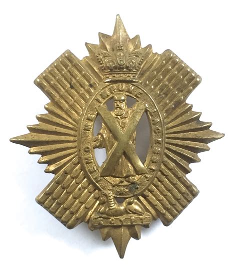 42nd Foot Black Watch Glengarry Badge In Infantry