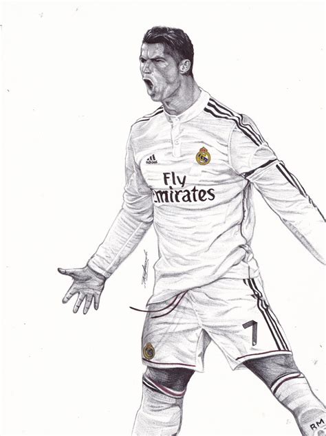 Cristiano Ronaldo Ballpoint Pen Drawing By Demoose21 On Deviantart