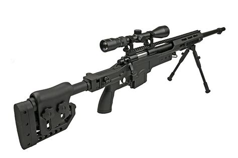 Sniper Rifles Well Mb4411d Bolt Action Airsoft Sniper Rifle Black