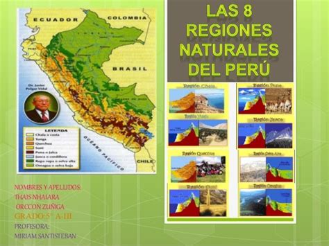 Las 8 Regiones Naturales Del Perú