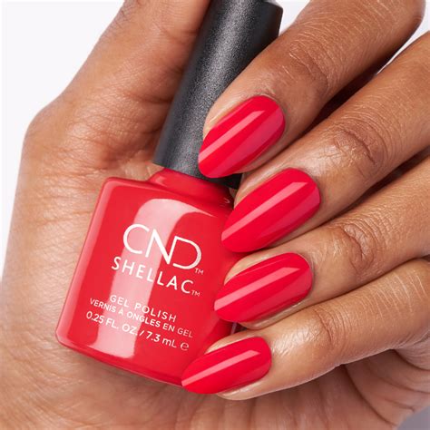 Hot Or Knot Is The Red Polish You Want To Be Wearing This Summer Cnd Shellac Colors Shellac
