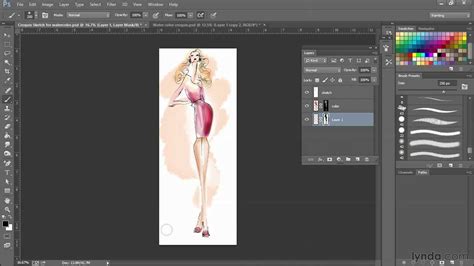 Check spelling or type a new query. Photoshop fashion design tutorial: How to create a watercolor look | lynda.com - YouTube