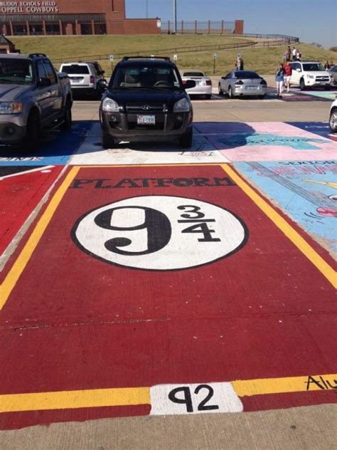 My Space 15 Creatively Painted High School Parking Spots Parking