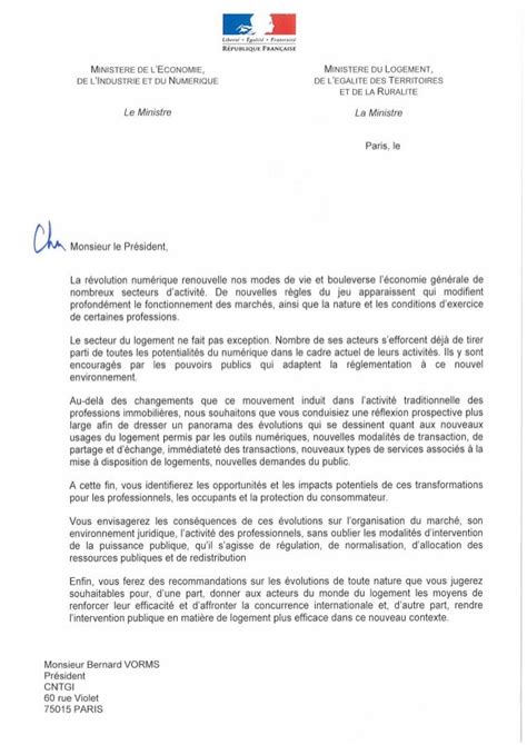 Modele De Lettre Pour De Mission