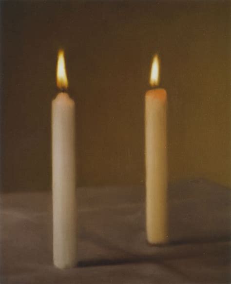 Two Candles 498 1 Art Gerhard Richter Kerzen Kunst Mit