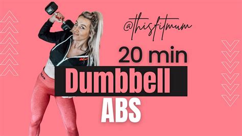 20 Min Dumbbell Ab Workout Youtube