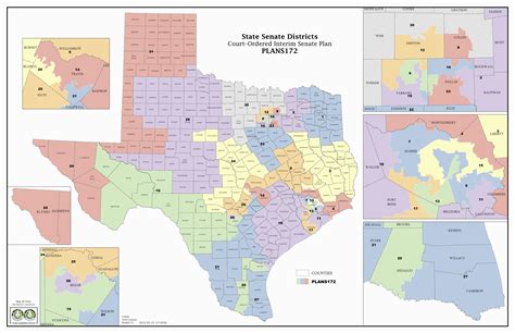 Texas State Senate District Map Secretmuseum