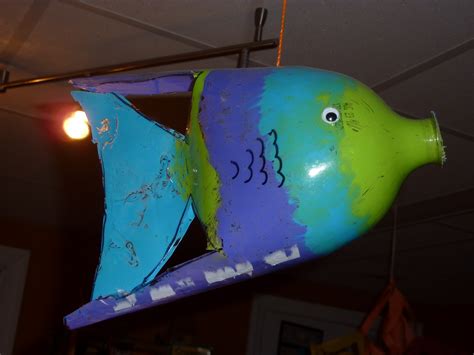 My Scrap Happy Home Swim With The Fish Recycled Soda Bottle Craft