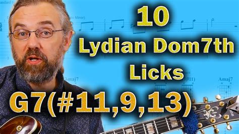 Lydian Dominant 10 Licks What Is The Best Arpeggio Jens Larsen