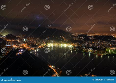 Rio De Janeiro Skyline Stock Image Image Of Mountains 63134351