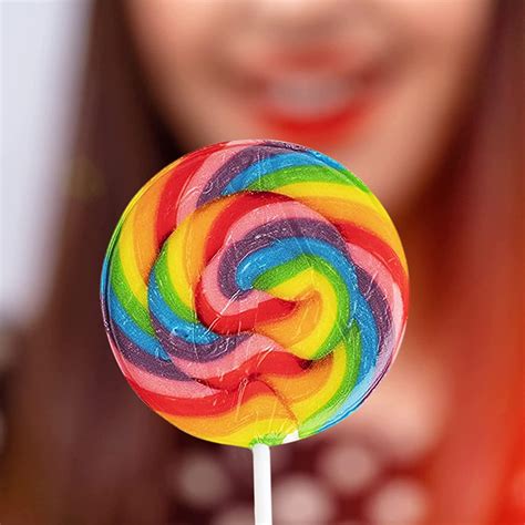 Swirl Lollipops Rainbow Variety Pack 12 Twisty Pops And 12 Large