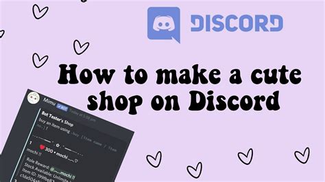 Spice up your discord experience with our diverse range of aesthetic discord bots. how to make a cute/aesthetic shop on discord | Discord ...