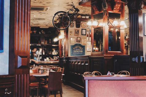 Gambar Kafe Kopi Vintage Retro Pedalaman Restoran Sepeda Bar