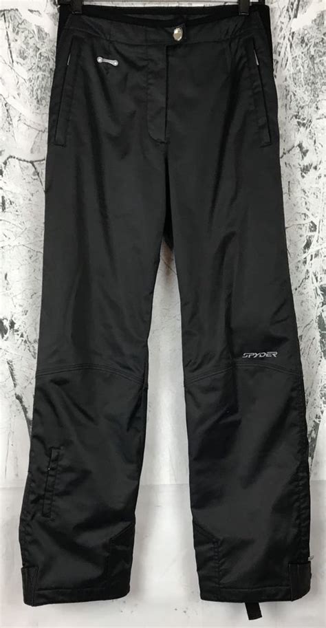 Spyder Womens Xtl Ski Pants Black Thinsulate Insulated Sz 8 Ebay Ski