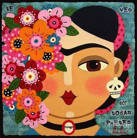 Frida Kahlo Paintings Flowers