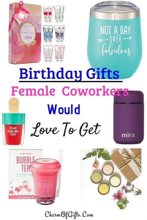 Maybe you would like to learn more about one of these? The best fun birthday gift ideas for a female coworker. If ...