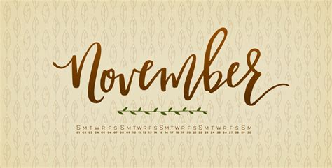 Freebie Hand Lettered November Desktop Wallpapers Every Tuesday