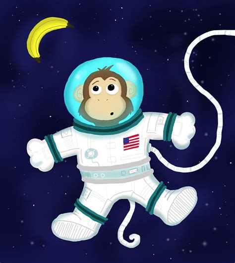 Space Monkey Art Character Fictional Characters