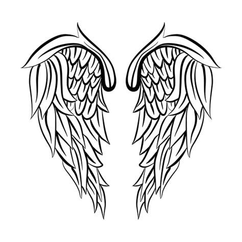 2 Detailed Wing Silhouette Transparent Png And Svg Vector File