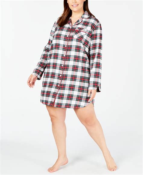 Charter Club Plus Size Cotton Flannel Nightgown Best Nightgowns For