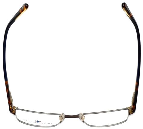new argyleculture sanders brn brown authentic semi rimless eyeglasses 55 20 145 781096312122 ebay