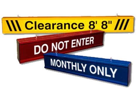 Clearance Signs | Aluminum Hanging Clearance Signs ...