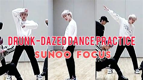 Sunoo Focus Drunk Dazed Dance Practice Sunoo Fancam Enhypen Youtube