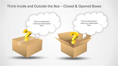 Read outside the box now! Think Inside & Outside the Box Template for PowerPoint ...