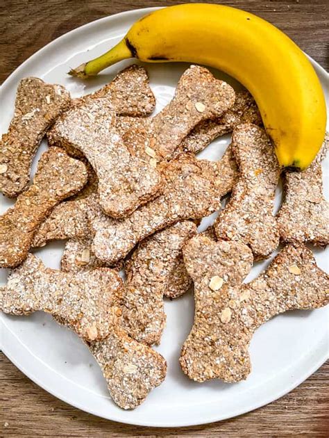 Peanut Butter Banana Dog Treats Pooks Pantry Recipe Blog