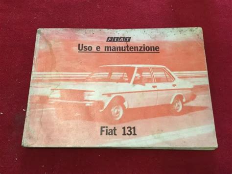 Fiat Racing Manuale Libretto Uso Manutenzione Istruzioni Originale Ita Eur