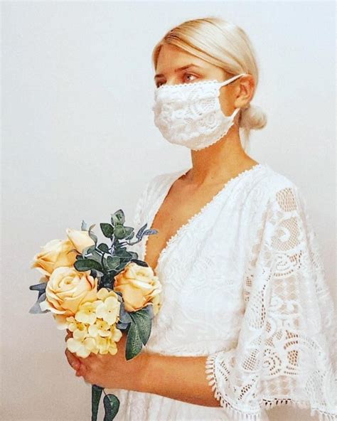 Custom Made Bridal Face Mask Wedding Face Mask Lace Mask Etsy