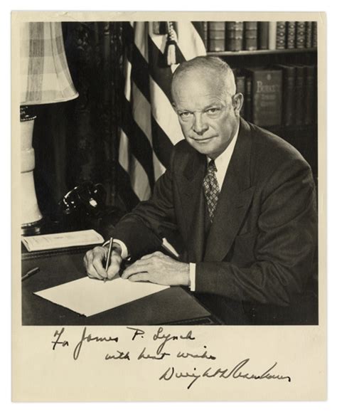 Lot Detail Dwight D Eisenhower Signed 8 X 10 Photo With Coa