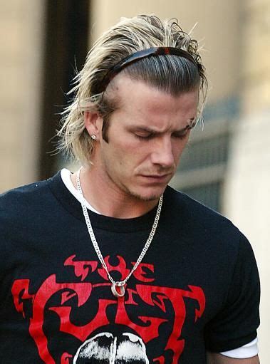 David Beckhams 10 Greatest Ever Hairstyles David Beckham Hairstyle
