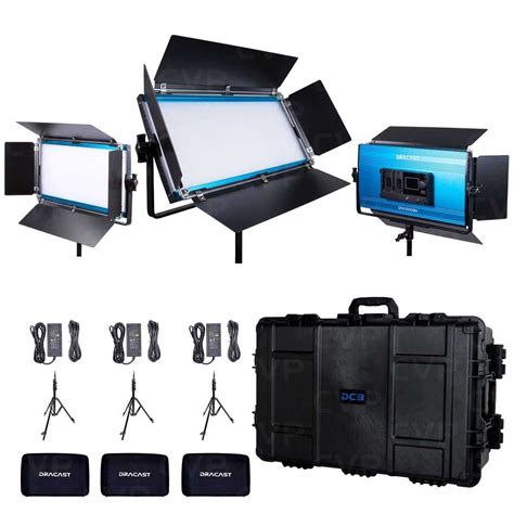 Buy Dracast Led1000 X Series Daylight Led 3 Light Kit With Injection