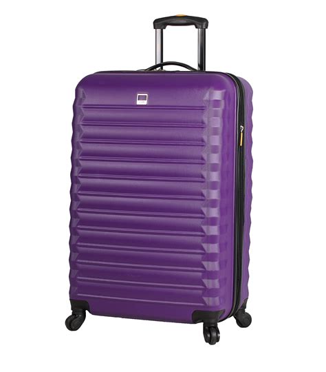 Lucas Abs Carry On Hard Case 20 Inch Rolling Suitcase Set With Spinner