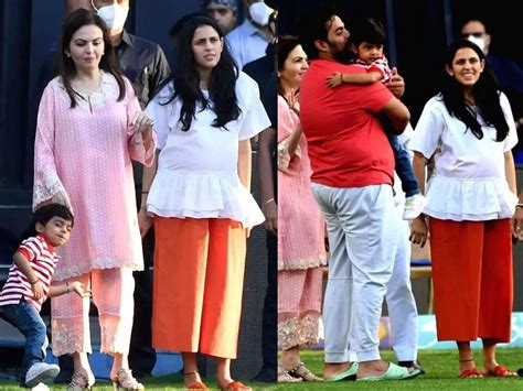 Pregnant Shloka Mehta Flaunt Baby Bump With Nita Ambani Akash Ambani At