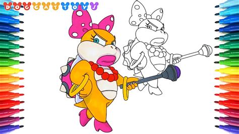 We found for you 15 pictures from the collection of super mario brothers coloring koopalings! How to Draw Super Mario Bros, Wendy of Koopalings #196 ...