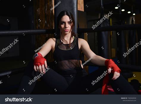 Portrait Boxer Girl Boxing Ring Stock Photo 1505458559 Shutterstock
