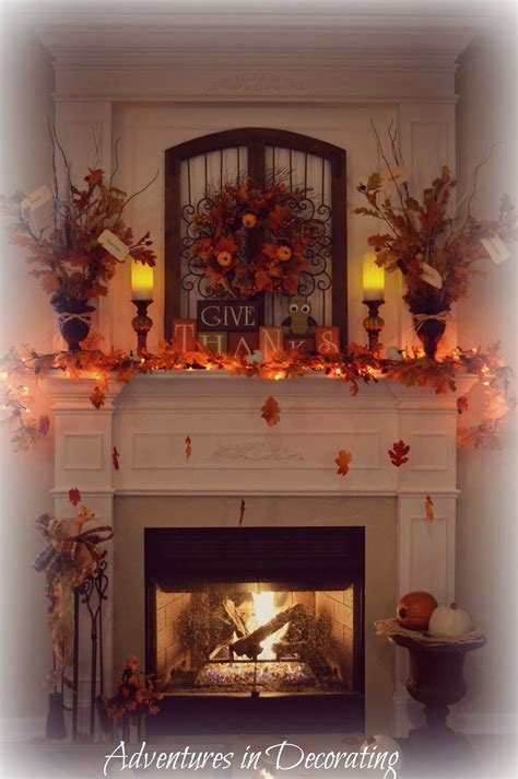 10 Fall Fireplace Mantel Decor Decoomo