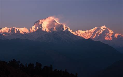 Dhaulagiri Ii Snowy Tops Mountains John Muir The Mountain