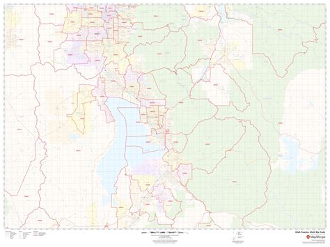 Usps Zip Code Map Utah Map Of World