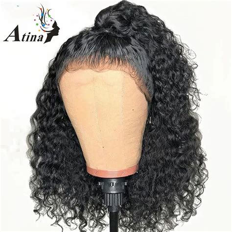 Brazilian Virgin Curly Bob 13x6 Deep Part Lace Front Wig Human Hair