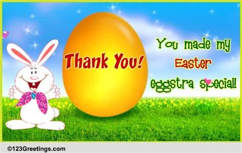 An Easter Thank You Free Thank You Ecards Greeting Cards 123 Greetings