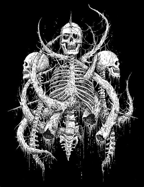 Black Metal Art Skull Art Dark Art Illustrations